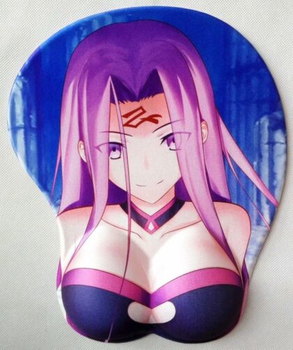 Medusa 3D Anime Boobs Mouse Pad Fate Stay Night FSN Rider 3D Breast Oppai Mouse Pads