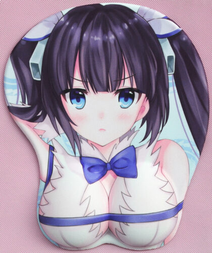 Hestia Oppai Mousepad, Hestia 3D Boobs Anime Mouse Pads Sale