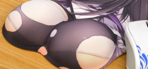 Homura Akemi Mouse Pad Puella Magi Madoka Magica Mouse Mat 3D Breast Mosue Pad (1)