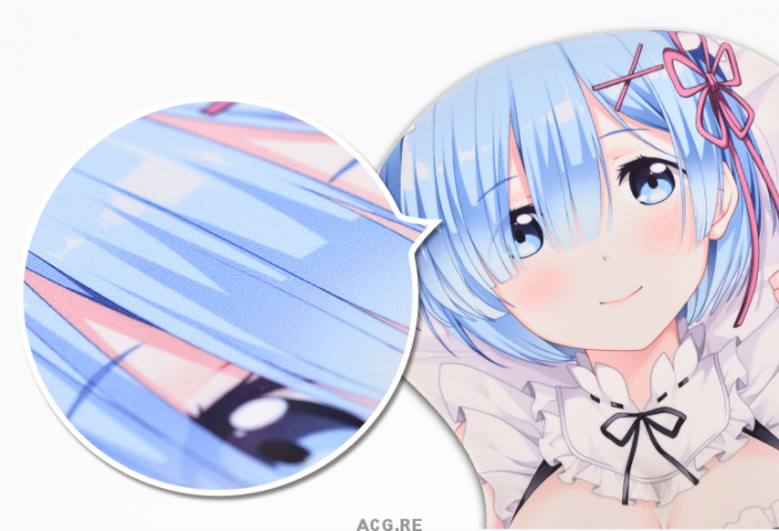 Rem Mouse Pad Remu Mouse Pad 3D Breast Mouse Pad (1)