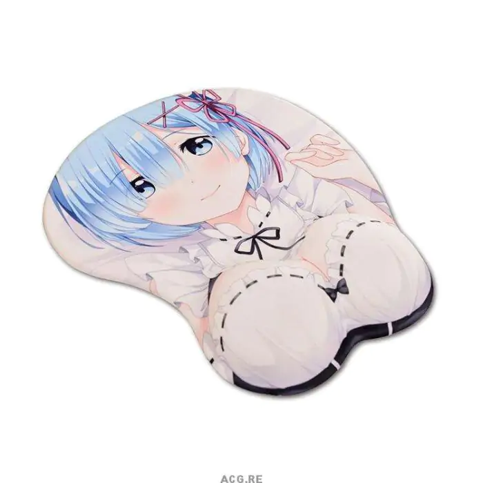 Rem Mouse Pad Remu Mouse Pad 3D Breast Mouse Pad (1)