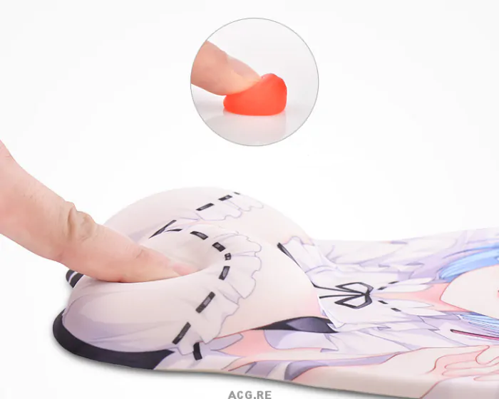 Rem Mouse Pad Remu Mouse Pad 3D Breast Mouse Pad (5) Rem Mouse Pad Remu Mouse Pad 3D Breast Mouse Pad (5)