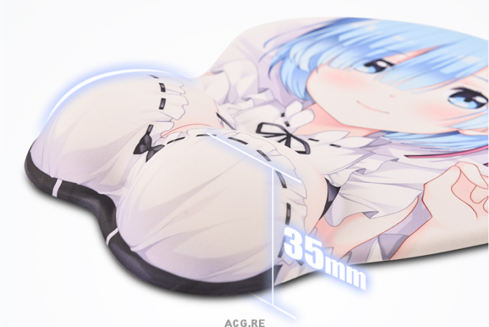 Rem Mouse Pad Remu Mouse Pad 3D Breast Mouse Pad (6)