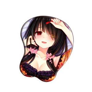 Kurumi Tokisaki Mouse Pad Date A Live Anime Mouse Pad Oppai 3D Breast Mouse Pads