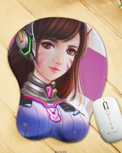 D.Va Mouse Pad Overwatch Game Mouse Pad 3D Oppai Breast Mouse Pads