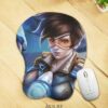 Tracer Mouse Pad Overwatch Anime Mouse Pad 3D Oppai Breast Mouse Pads