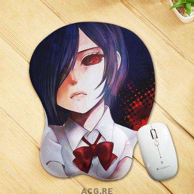 Touka Mouse Pad Tokyo Ghoul Anime Mouse Pad 3D Oppai Breast Mouse Pads