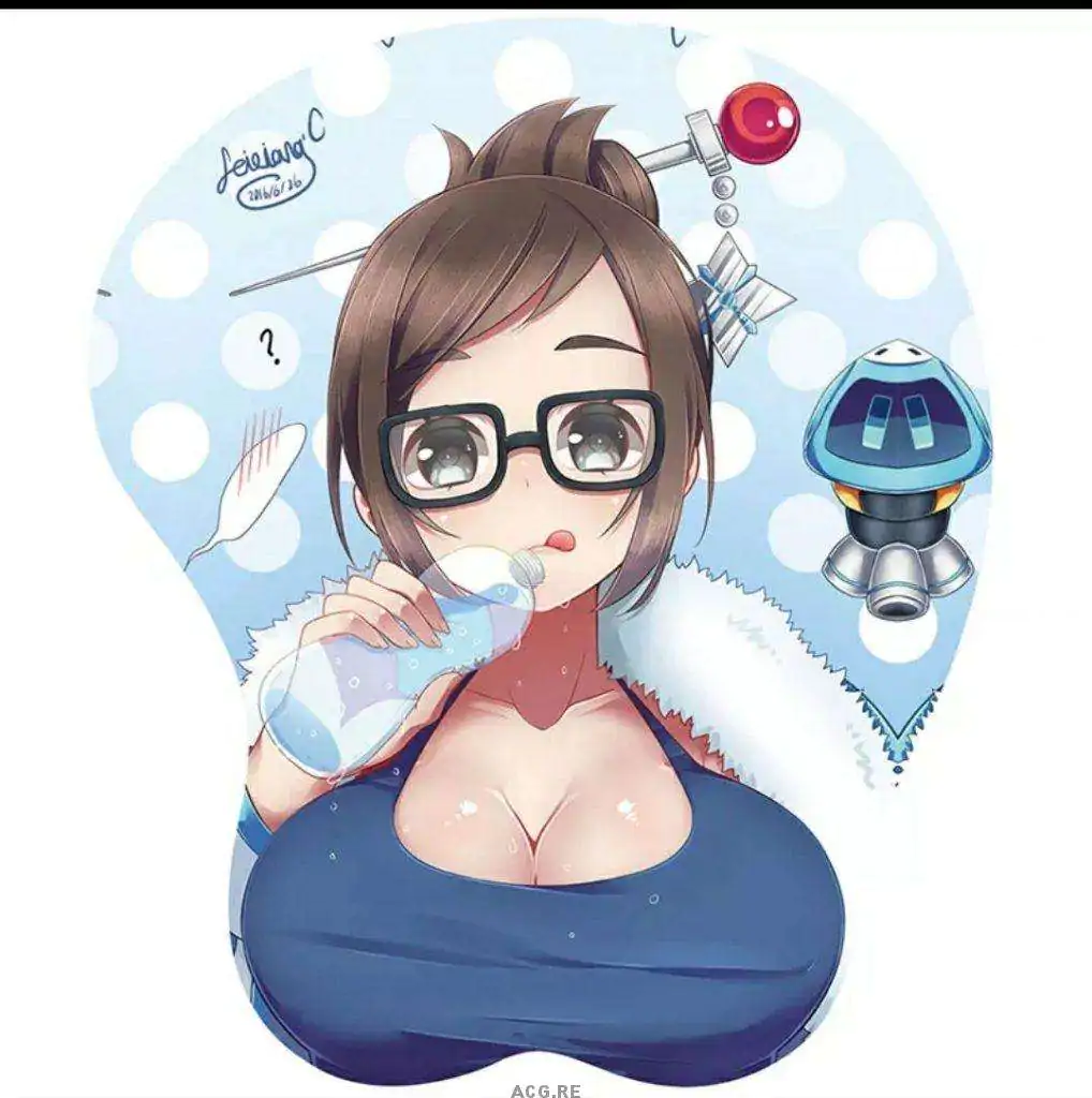 Mei Mouse Pad Overwatch Game Mouse Pad 3D Oppai Breast Mouse Pads - ACG.RE.