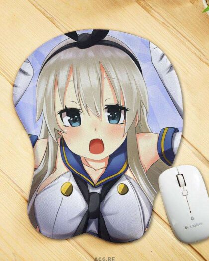Shimakaze Mouse Pad Kantai Collection Game Mouse Pad 3D Oppai Breast Mouse Pads