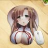 Asuna Mouse Pad Sword Art Online Anime Mouse Pad 3D Oppai Breast Mouse Pads