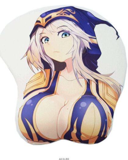 Ashe Mouse Pad League Of Legends Game Mouse Pad 3D Oppai Mouse Pads (1)