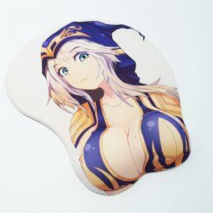 Ashe Mouse Pad League Of Legends Game Mouse Pad 3D Oppai Mouse Pads (2)
