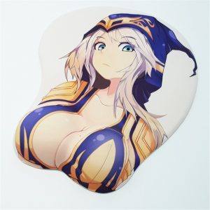 Ashe Mouse Pad League Of Legends Game Mouse Pad 3D Oppai Mouse Pads (4)