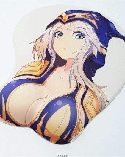 Ashe Mouse Pad League Of Legends Game Mouse Pad 3D Oppai Mouse Pads (4)