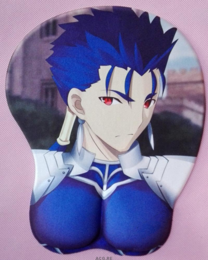 Fate/Grand Order Cu Chulainn Anime Boy Mouse Pad Fate Anime Mouse Pad 3D Boob Mouse Pads