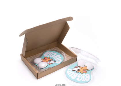 Light Blue Welsh Corgi Mouse Pad Corgi Light Blue Mouse Pad Cute Mouse Pad With Wrist Rest (6)