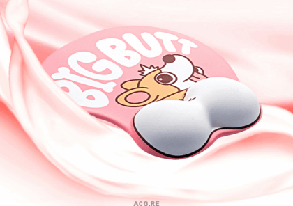 Pink Welsh Corgi Mouse Pad Corgi Pink Mouse Pad Cute Mouse Pad With Wrist Rest (2)