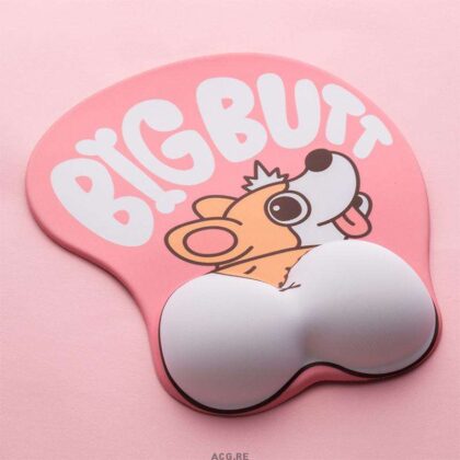 Welsh Corgi Mouse Pad Corgi Pink Mouse Pad Cute Mouse Pad With Wrist Rest