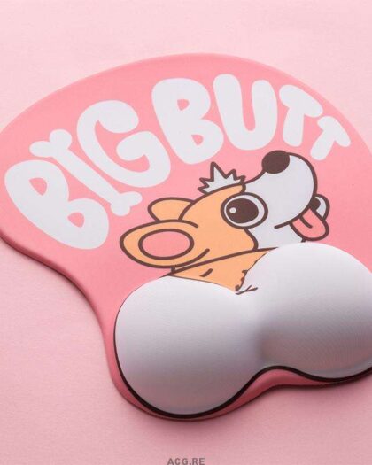 Welsh Corgi Mouse Pad Corgi Pink Mouse Pad Cute Mouse Pad With Wrist Rest