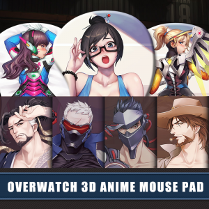 Overwatch Anime Gaming 3D Mouse Pads with Wrist Rest Lyca Skin 