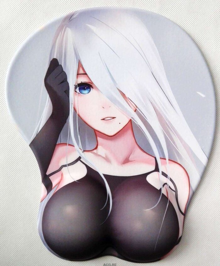YoRHa Long Hair Nier_Automata 3D Anime Mouse Pad With Wrist Support YoRHa Long Hair Nier_Automata 3D Anime Mouse Pad With Wrist Support