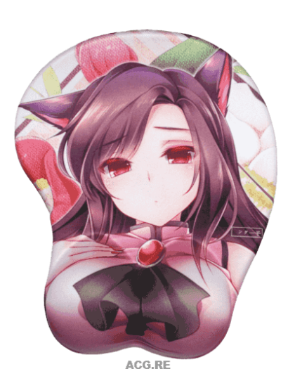 Ahri 3D Mouse Pad Boob Mouse Pad LOL Game 3D Oppai Mouse Pads