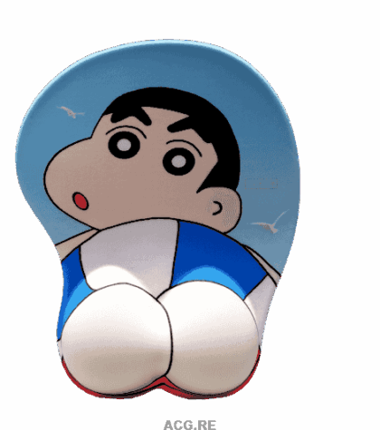 Crayon Shin-chan 3D Butt Mousepad