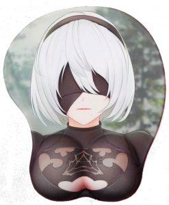 Nier Antomata 2B 2Way 3D Oppai Breast Game Mouse Pad