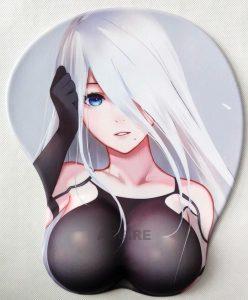 Nier Antomata A2 YoRHa Type A No.2 2Way 3D Oppai Breast Game Mouse Pad 
