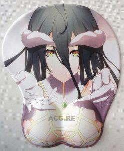 Albedo 3D Anime Boobs Mouse Pad Overlord 2.8CM Height 3D Breast Oppai Mouse Pads