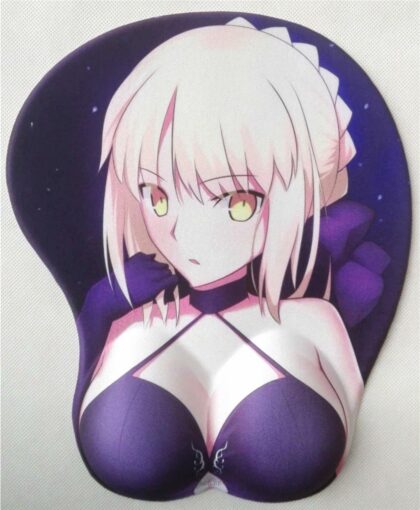 Alter 3D Anime Boobs Mouse Pad Fate Series 2.8CM Height 3D Breast Oppai Mouse Pads