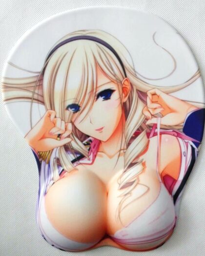 Walkure Romanze Celia Cumani Aintree 2Way 3D Oppai Breast Anime Mouse Pad
