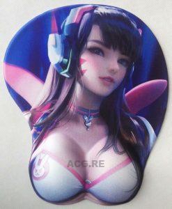 D.VA 3D Anime Boobs Mouse Pad Overwatch 2.8CM Height 3D Breast Oppai Mouse Pads