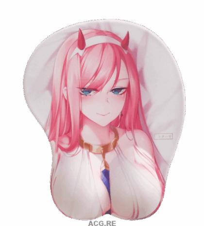 Zero Two 002 3D Oppai Mouse Pad Darling in the Franxx 3D Breast Mouse Pads