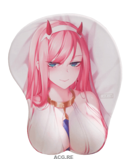 Zero Two 002 3D Oppai Mouse Pad Darling in the Franxx 3D Breast Mouse Pads