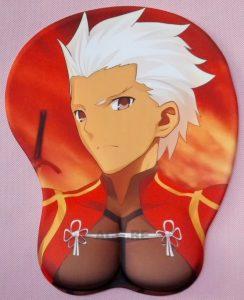 Fate Series EMIYA Archer 2Way 3D Oppai Breast Game Mouse Pad