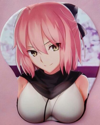 Fate Grand Order FGO Alterego Okita Souji (Alter) 3D Oppai Breast Game Mouse Pad