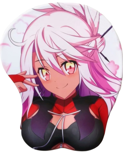 Fate Grand Order FGO Chloe von Einzbern 3D Oppai Breast Game Mouse Pad