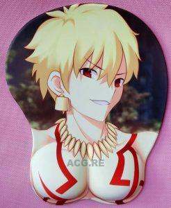 Fate Series Gilgamesh Archer 3D Oppai Breast Game Mouse Pad