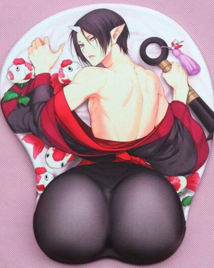 Hozuki's Coolheadedness HOZUKI 3D Oppai Breast Anime Mouse Pad