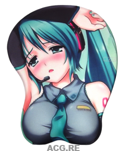 Hatsune Miku 3D Boobs Mouse Pad Green Miku 3D Anime Breast Oppai Mouse Pads