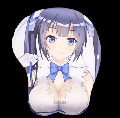 Hestia 3D Anime Boobs Mouse Pad Is It Wrong to Try to Pick Up Girls in a Dungeon 3D Breast Oppai Mouse Pads