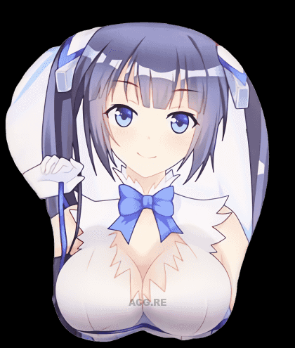 Hestia 3D Anime Boobs Mouse Pad Is It Wrong to Try to Pick Up Girls in a Dungeon 3D Breast Oppai Mouse Pads