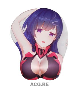 Mei Raiden 3D Oppai Mouse Pad Honkai Impact 3rd 3D Breast Mouse Pads