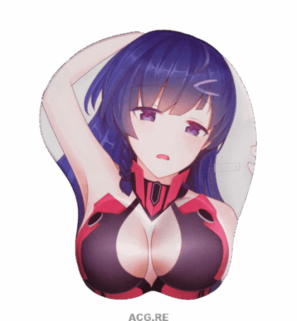 Mei Raiden 3D Oppai Mouse Pad Honkai Impact 3rd 3D Breast Mouse Pads