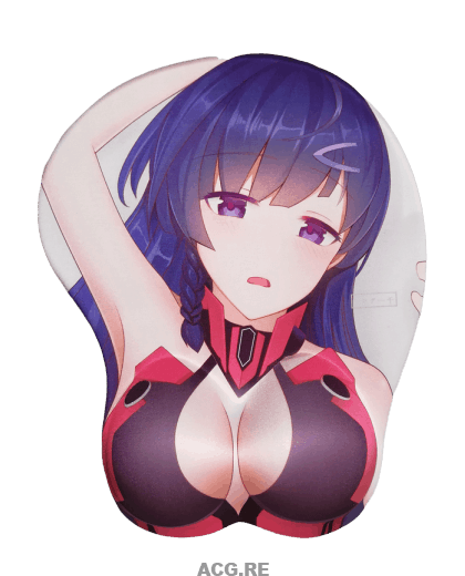 Mei Raiden 3D Oppai Mouse Pad Honkai Impact 3rd 3D Breast Mouse Pads