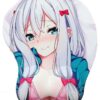 EroManga-Sensei Izumi Sagiri 2Way 3D Oppai Breast Anime Mouse Pad