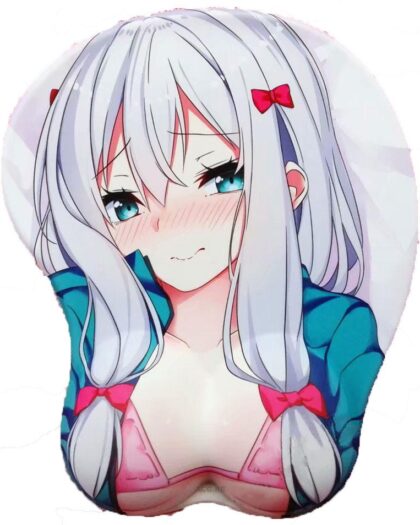 EroManga-Sensei Izumi Sagiri 3D Oppai Breast Anime Mouse Pad