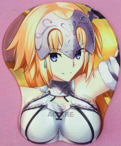 Fate Grand Order Jeanne d'Arc (Alter) 3D Oppai Breast Game Mouse Pad