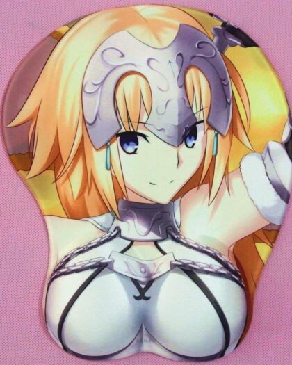 Fate Grand Order Jeanne d'Arc (Alter) 3D Oppai Breast Game Mouse Pad